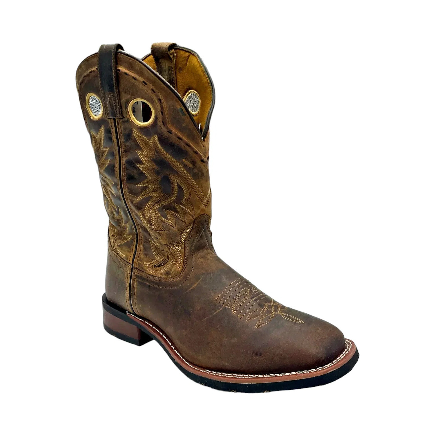 Laredo Men's Mid-Calf Leather Boots Kane Tan - Medium